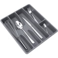 thumbnail image 2 of Organizador de cocina con cajones, soporte para cubiertos, bandeja para cubiertos, organizadores de cubiertos de plástico, 2 of 4