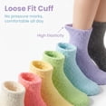 thumbnail image 4 of TRANSLINK 7 Packs Womens Fuzzy Socks Non Slip Warm Cozy Winter Slipper Socks Gift for Women Size 5-9, 4 of 6