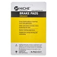 thumbnail image 6 of Niche Brake Pad Set for Triumph Sprint GT Tiger Explorer XC Front Rear Organic MK1002751, 6 of 9