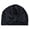 Black, variant on Baby Turban Hat, Fashion Casual Solid Color Bow Decor Elastic Soft Cozy Knitted Autumn Winter Head Warm Windproof Beabie Cap for Daily Wear (0-3 Years)