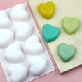 thumbnail image 1 of Molde de Silicona para Pasteles ENTASSER Corazón 8 Piezas, 1 of 5