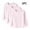Pink, variant on Girls Long Sleeve Tops, Cotton Casual 3 Pieces Soft Kids Undershirts Multicolor Size 1-15T