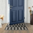 thumbnail image 2 of 2x3' Sharaya Charcoal Printed Floor Mat, 2 of 5