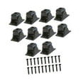 thumbnail image 5 of Zxpjkyu 10 Pieces Iron Baluster Shoes for Staircase Stair Rail Base Accessories Stairway Square Hole 12.9mm, 5 of 9