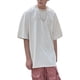 thumbnail image 3 of Hombres Camiseta Tela De Gamuza Manga Corta Top Suelto Verano Niños Top Impresión De Letras Estilo Retro Albaricoque XL, 3 of 8