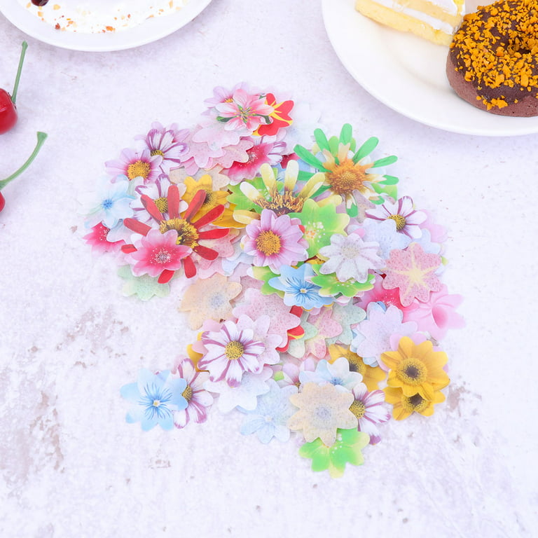 How to Make Edible Flowers with Wafer Paper or Rice Paper?