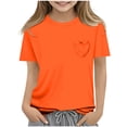 thumbnail image 3 of RXIRUCGD 2025 Vêtements d'Été pour Enfants Nouveaux T-Shirts d'Été pour Enfants Manches Raglan Manches Courtes T-Shirt Graphique Col Rond T-Shirt Filles Haut Décontracté, 3 of 5