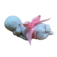 thumbnail image 1 of Baby Girl Lying With Pink Ribbon Statue, 1 of 1