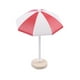 thumbnail image 2 of Sombrilla de playa en miniatura para casa de muñecas, accesorio de jardín, accesorios de fotografía, rojo + L, 2 of 6