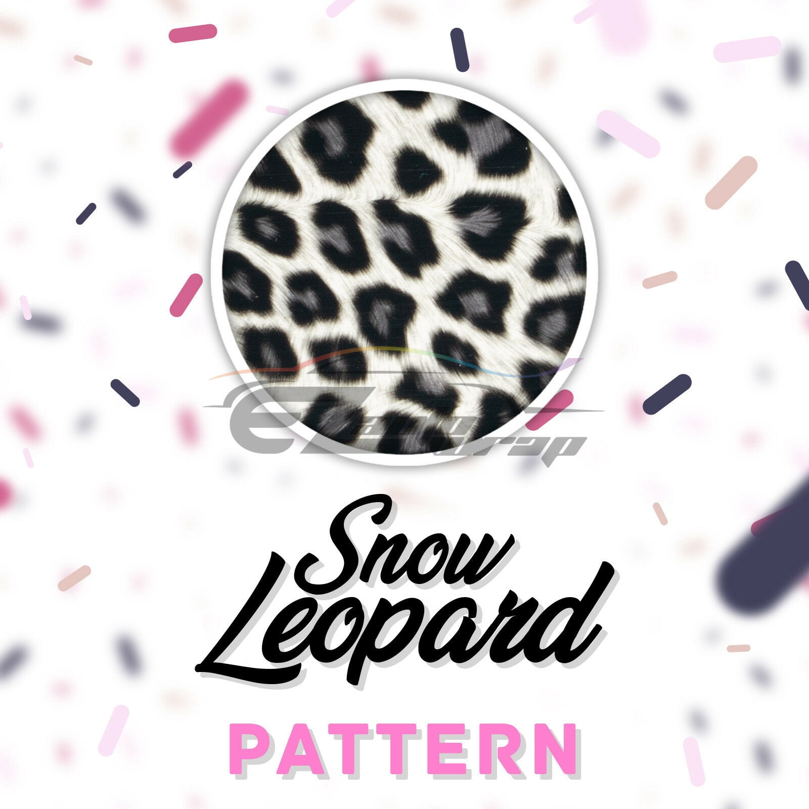 Essmo™ Snow Leopard Heat Transfer Vinyl HTV T-Shirt 20" Iron On Heat Press SP25 20"x600"