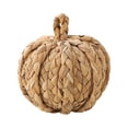 thumbnail image 3 of Halloween Pumpkin Light, Halloween Pumpkin Light Woven Raffia , Spooky Yet Cozy Tabletop Decor For Mantel Entryway Or Fall Porch Styling 5.12", 3 of 8