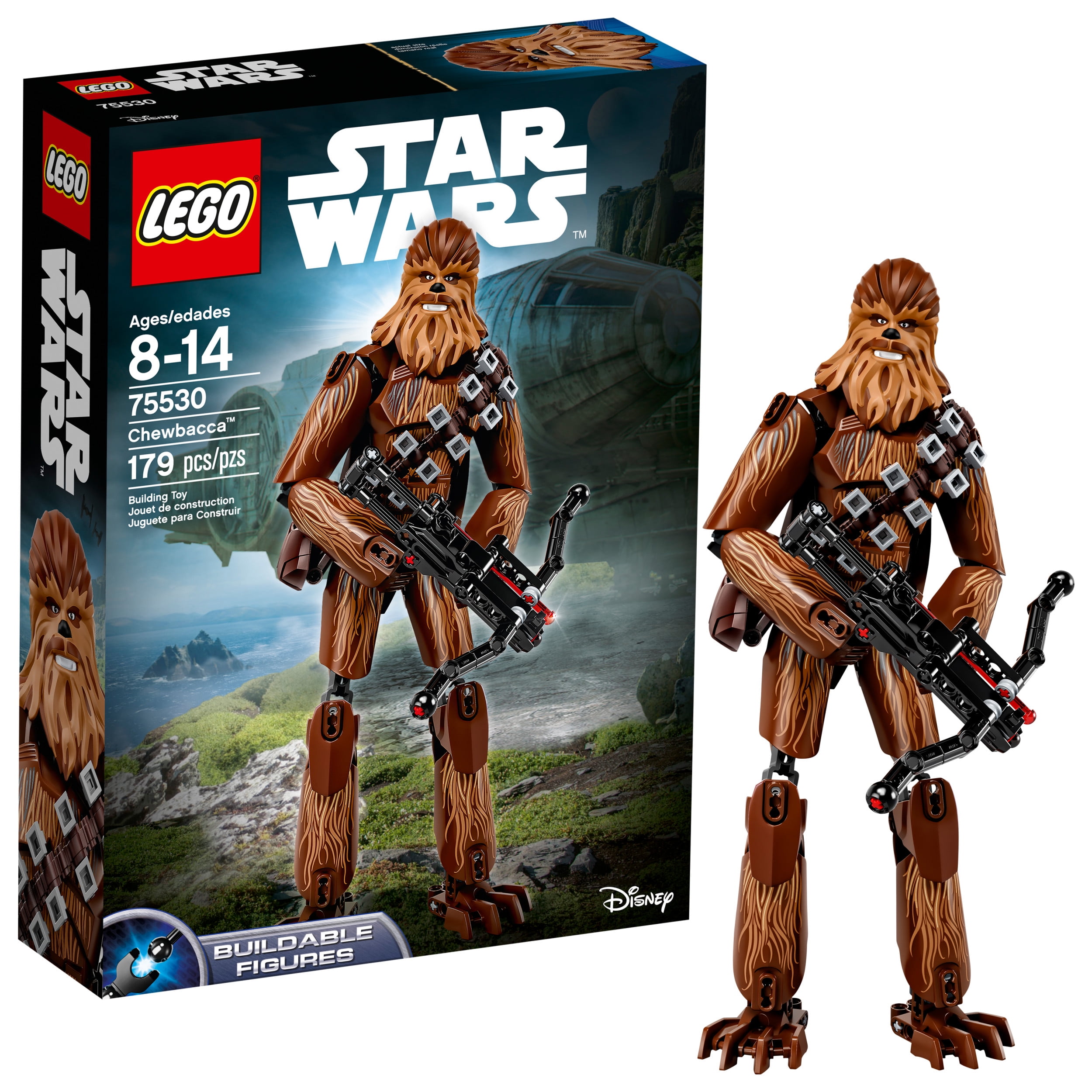 Lego Figur Star Wars Chewbacca rotbraun sw011a Handschellen 10179 10188 10236 