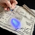 Invisible ink pen, Spy Ink Pen with UV Light Built Into the Pen Cap ...