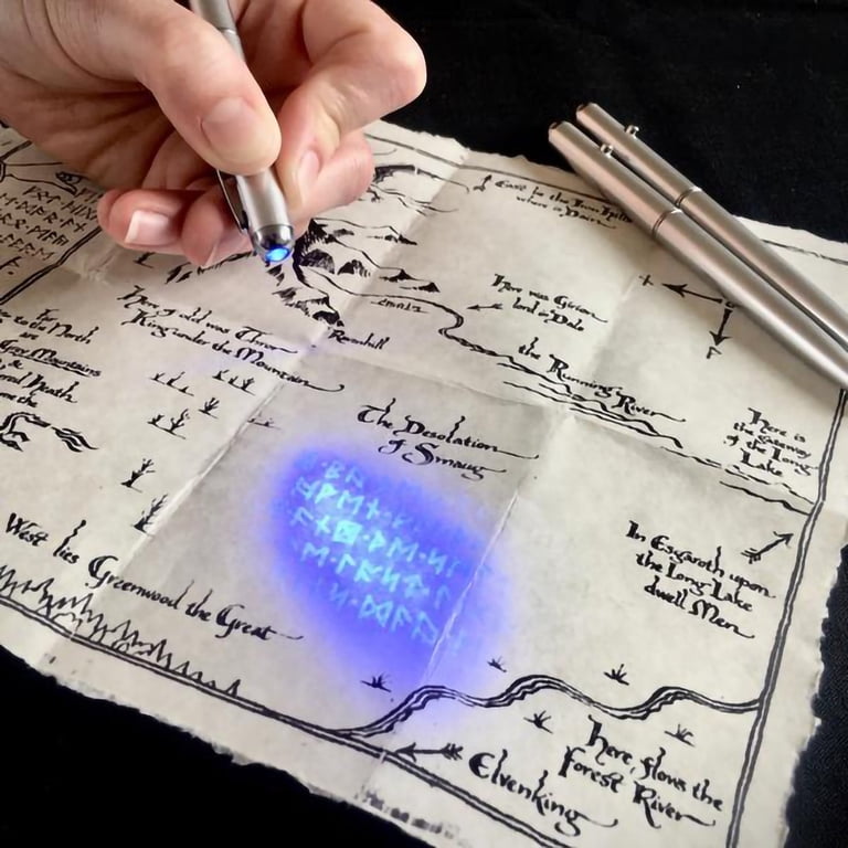 1 Pc Invisible Ink Pen with UV Light Magic Marker for Secret