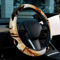 thumbnail image 6 of Honeybee 14.5 Inch Printing PVC Leather Steering Wheel Cover Auto Accessories, 6 of 6