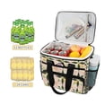 thumbnail image 2 of FORMRS Insulated Cooler Bag 24 Cans Capacity Soft Leakproof Lunch Box with Side Pockets, Retro Black Stars, 2 of 7