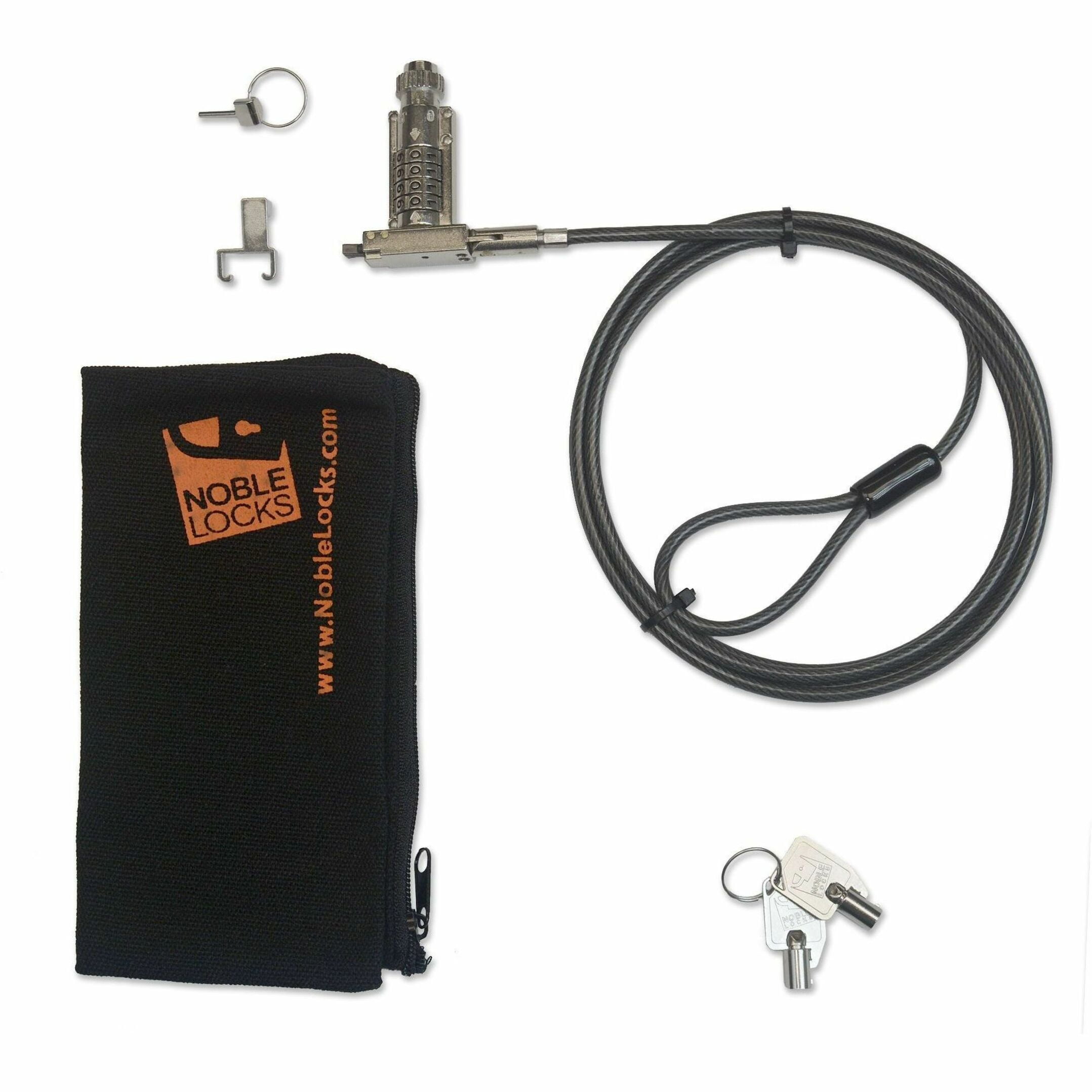 Noble Locks TZ04T Compact Wedge Lock With Barrel Key Notebook Lockin - View #7