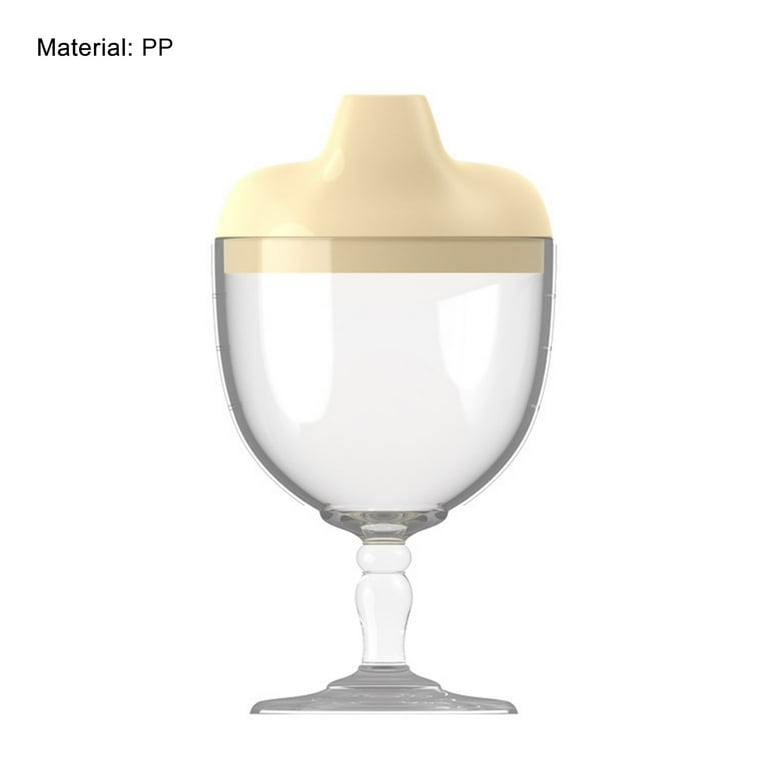 Goblet with lid outlet