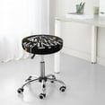 thumbnail image 7 of Balery Not All Those Who Wander Are Lost 1 Round Bar Stool Seat Covers Velvet Fabric Adjustable Protects from Scratches and Stains for 14-17 Inch Chair-13 inch, 7 of 7