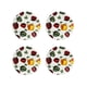 thumbnail image 1 of Juego 4 Platos Galerias El Triunfo Ceramica Blanca Diseño Chiles Morrones 21.5cm, 1 of 5