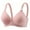 Pink, variant on Sevevn Woman Color Comfortable Hollow Out Perspective Bra Underwear No Rims Black 38 Gift for Girls