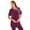 Deep Claret, variant on Plus Size Criss Cross Tee