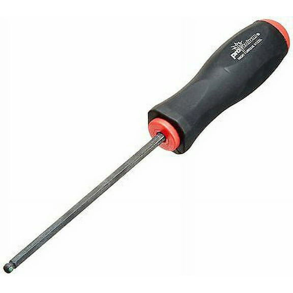 Bondhus 74668 6mm x 137mm ProHold Ball End Tip Screwdriver with ProGuard Finish, 2 Piece