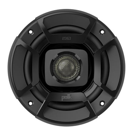 Polk Audio - DB+ Series 4" 2-Way Coaxial Speakers with Polypropylene UV Tolerant Cones (Pair) - Black