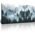 thumbnail image 1 of Imagen de un paisaje forestal nebuloso — Arte decorativo para el hogar, 1 of 6