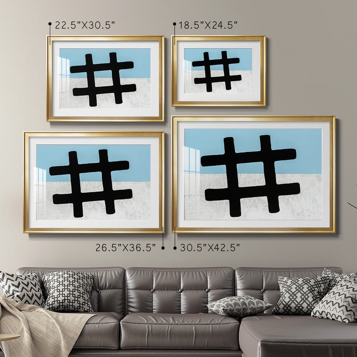 Hashtag Premium Framed Print - Ready to Hang