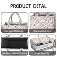 thumbnail image 4 of Large Capacity Tote Bag,White Christmas Gnome Pattern Handbag Fashion Luxury Tote Bag,15.7"x13"x 5.1" Inches,Laptop Compatible, 4 of 6