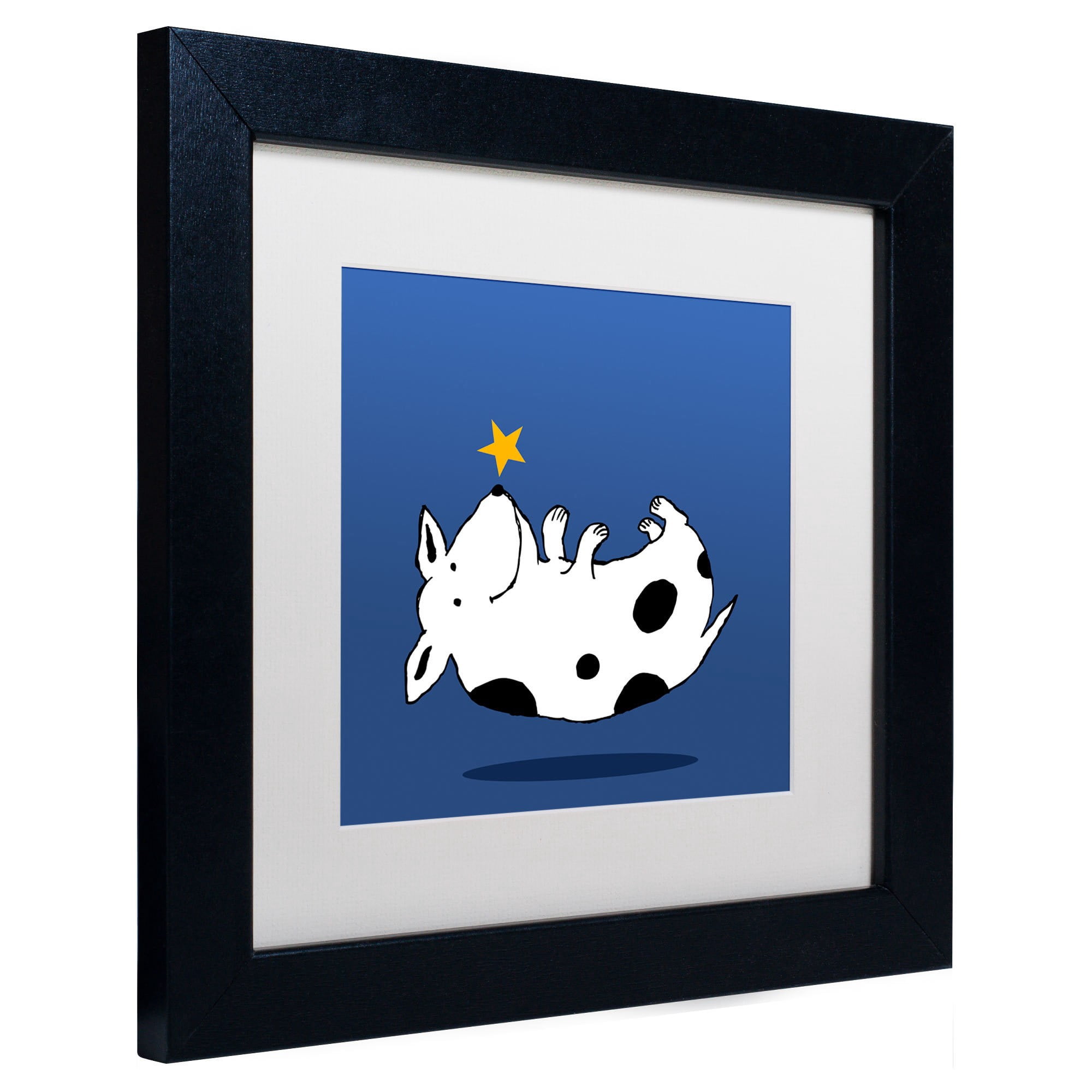Carla Martell 'Star Dog' Matted Framed Art