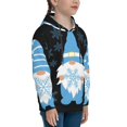thumbnail image 3 of Daiia Christmas Gnome Snowflake for Boys Fashion Hoodies & Sweatshirts with Kangaroo Pocket,Hooded Sweatshirt for Kid, Breathable& Moisture Wicking-Large, 3 of 6