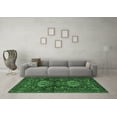 thumbnail image 3 of Ahgly Company Indoor Square Persian Emerald Green Traditional Area Rugs, 5' Square, 3 of 4