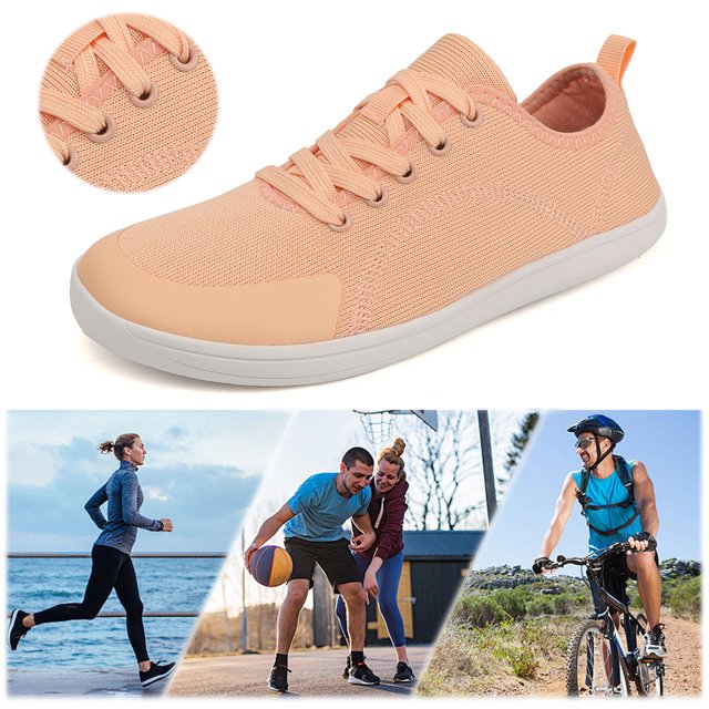 Zapatos para Con Punta Ancha Ligeros Correr Deporte Malla Anchos Descalzos Cómodos Y Transpirables Actividades Al Aire Libre