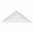 thumbnail image 3 of Ekena Millwork GVPTR52X2003SN Support de Surface Triangulaire PVC Évent Gable, Blanc Imprimé d'Usine, 3 of 4