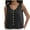 tank tops for women plus size-Black, variant on Homenesgenics Tank Tops for Women under $5 Women's Fashion Solid Summer Casual And Linen Sleeveless Round-Neck Button Tank Black M
