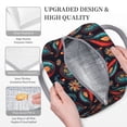 thumbnail image 3 of Easygdp Paisley1 Bolsa de Almuerzo Insulada Grande, Forro de Aluminio, Diseño Espacioso, a Prueba de Fugas, Ideal para Trabajo, Picnics, Viajes y Actividades al Aire Libre, 3 of 6