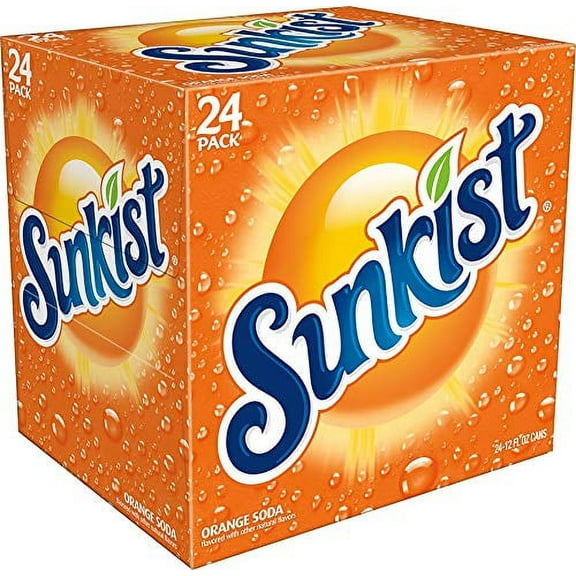 Sunkist Orange Soda, 12 oz. Bottles (Pack of 24)