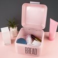 thumbnail image 3 of CAROOTU Durable Metal Bread Box Kitchen Bread Bin Container with Lid for Bakery, 3 of 6
