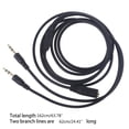 thumbnail image 5 of XISAOK Audio Splitter Cable 3.5mm Female to 2 Male for PC Computer Laptop Smartphone, 5 of 11