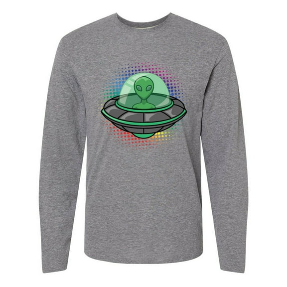 Inktastic Spaceship Funny Alien Outer Space Long Sleeve T-Shirt