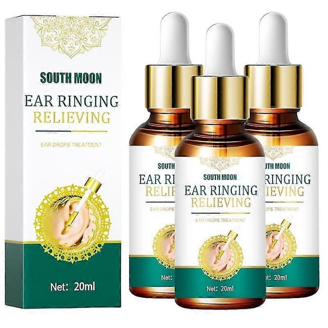 3Pcs Tinnitus Ear Drop Ears Ringing Relief Treatment Oil Ear Infection Care Treatment