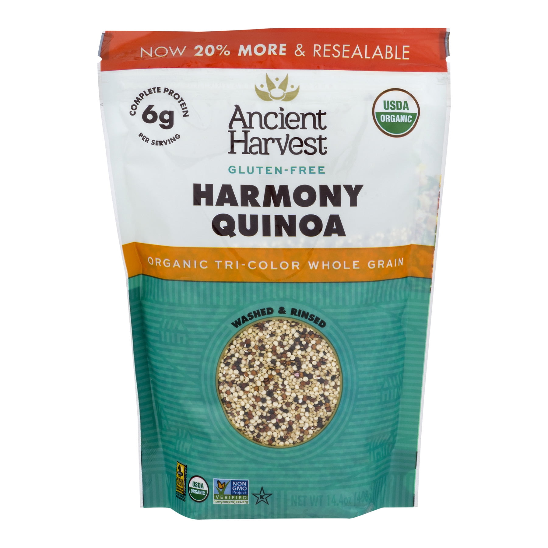 Ancient Harvest GlutenFree Harmony Organic Quinoa Blend of Red Quinoa