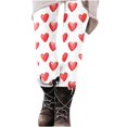 thumbnail image 4 of Outfmvch Valentines Heart Print Sweatpants for Women Print Leggings for Women Seamless Leggings for Women Pants for Women Bell Bottom Pants for Women Christmas Leggings for Women Hot Pink S, 4 of 7