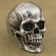 thumbnail image 2 of Anillo de cabeza de fantasma Anillo de calavera Anillo de accesorios de plata Anillo de grieta tallada retro, 2 of 5