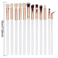thumbnail image 3 of Brochas De Maquillaje, Brochas Para Sombra De Ojos Y Rubor, Brocha Para Base De Moda Suave, Herramientas De Maquillaje 12 Unids/Set Cateissary CE007229-01, 3 of 6
