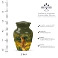 thumbnail image 2 of Tiger Mini Urn For Ash Adult Male, Green Keepsake Memorial Urn For Ashes For Women, 3 Inch Small Pink Flowers Urns For Human Ashes Adult Man, Funeral And Burial, 2 of 7