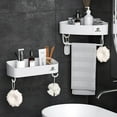 Stylish Corner Bathroom Counter Organizer Practical Bathroom Organizer Versatile Bathroom