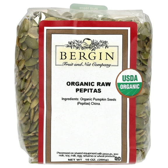 Bergin Fruit and Nut Company Organic Raw Pepitas, 10 oz (284 g)